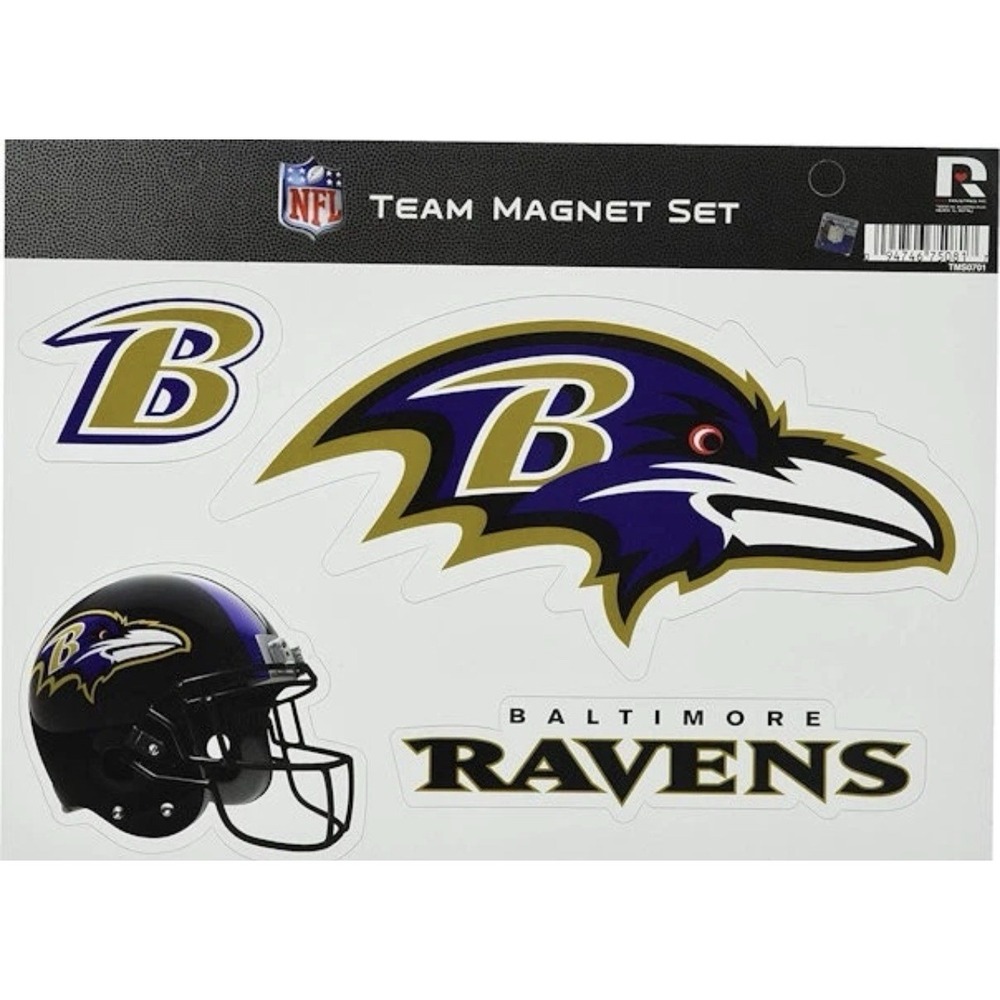 Rico NFL Baltimore Ravens Team Magnet